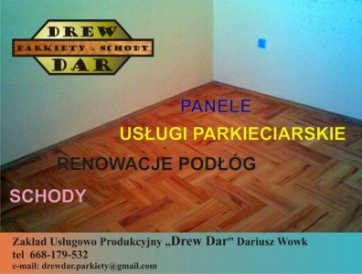 Usługi parkieciarskie Drew-Dar