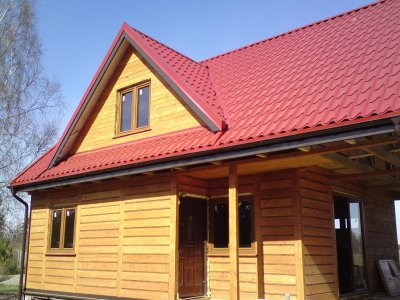 dom w konstrkcji szkieletowej