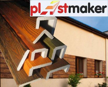 Deski elewacyjne elastyczne profile elewacyjne imitacja drewna plastmaker