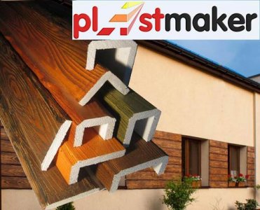 panele elewacyjne profile styropianowe deski drewnopodobne PLASTMAKER