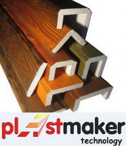 STYROPLASTYKA PLASTMAKER dekor, DESKA ELEWACYJNA Profile elewacyjne drewnopodobne sztukateria