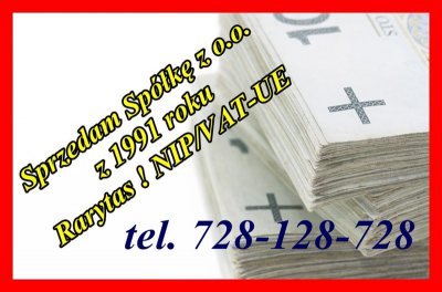 sprzedam spółkę